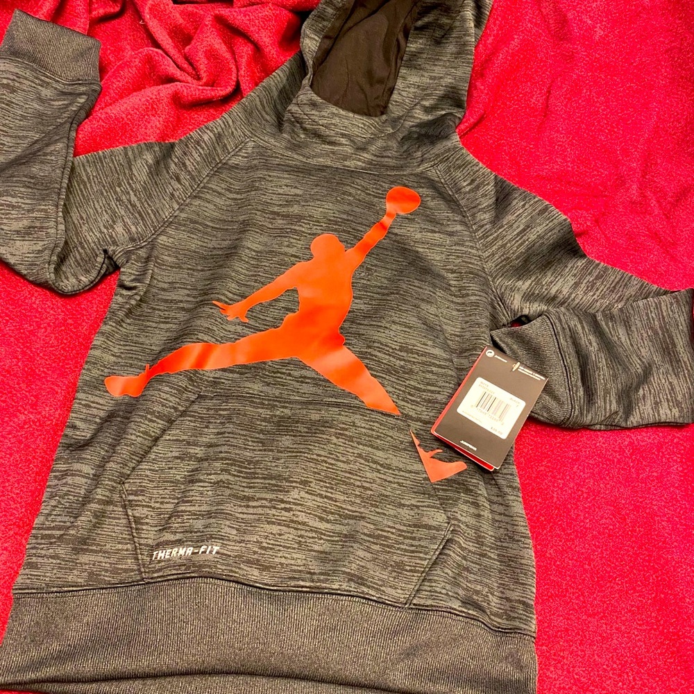 Jordan hoodie red jump man